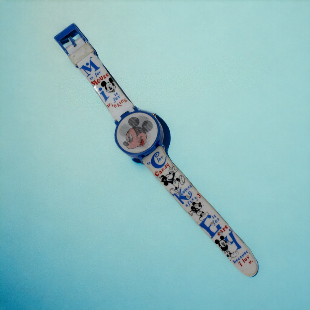 Disney Mickey Mouse Innovative Time Corp Lenticular Watch DISFL08 UNTESTED